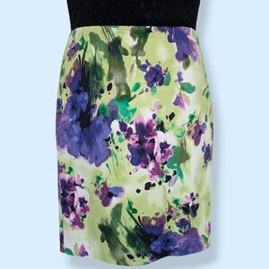 Jones New York Floral Pencil Skirt